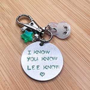 K-Pop Stray Kids I Know You Know Lee Know Keychain