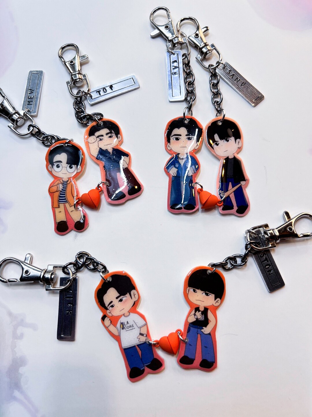 Only Friends Chibi Key Chains - Etsy
