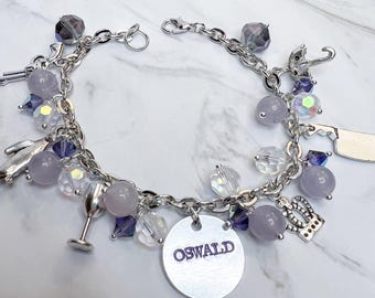 Oswald inspired Loaded Charm Bracelet
