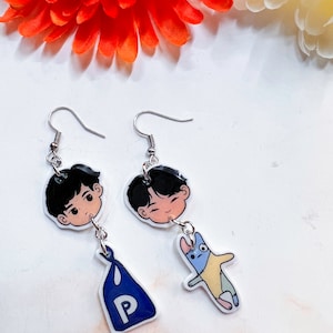 Pat and Pran  Chibi Earrings