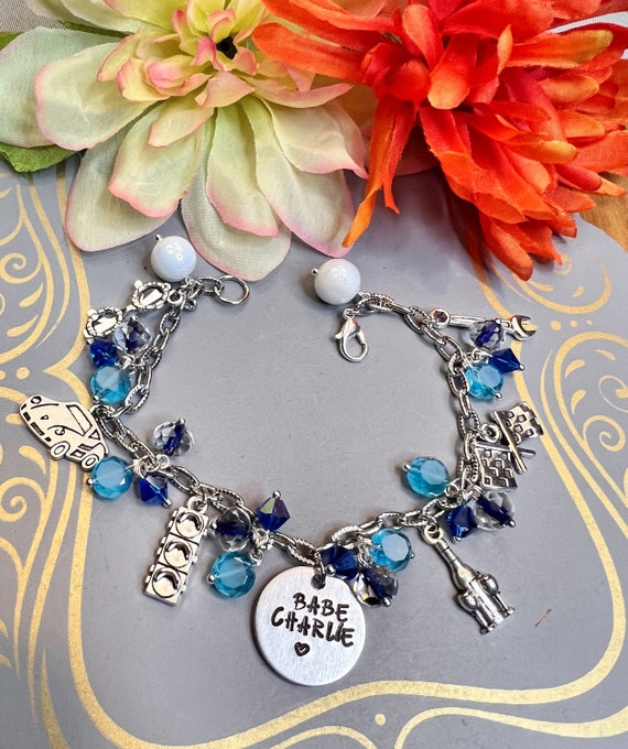 Anklet Bracelet Charm And Charlie Babe And Charlie Pit Babe Bracelet