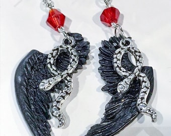 Demon and Angel Earrings