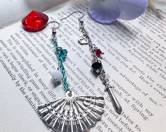 Pendientes inspirados en villanos de escoria