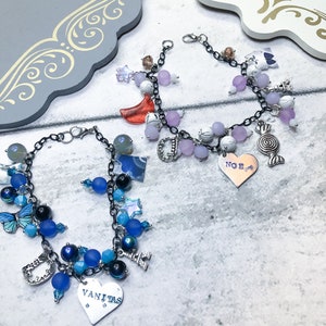 Vanitas und Noe inspirierte Beladene Armbänder