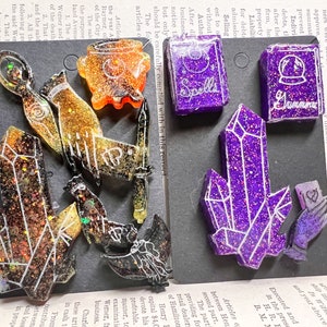 Witchy Inspired Resin Pin Sets