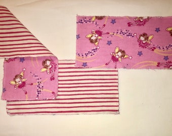 Reusable cloth lunchbox napkins