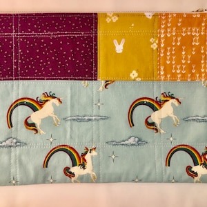 Quilted Zipper Pouch
