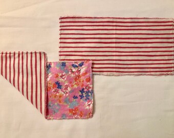 Reusable cloth lunchbox napkins