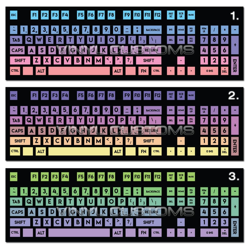 Laptop Keyboard Stickers - Etsy