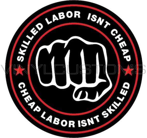 Skilled Labor Isn’t Cheap Sticker Funnytoolbox Sexy Babe - Etsy