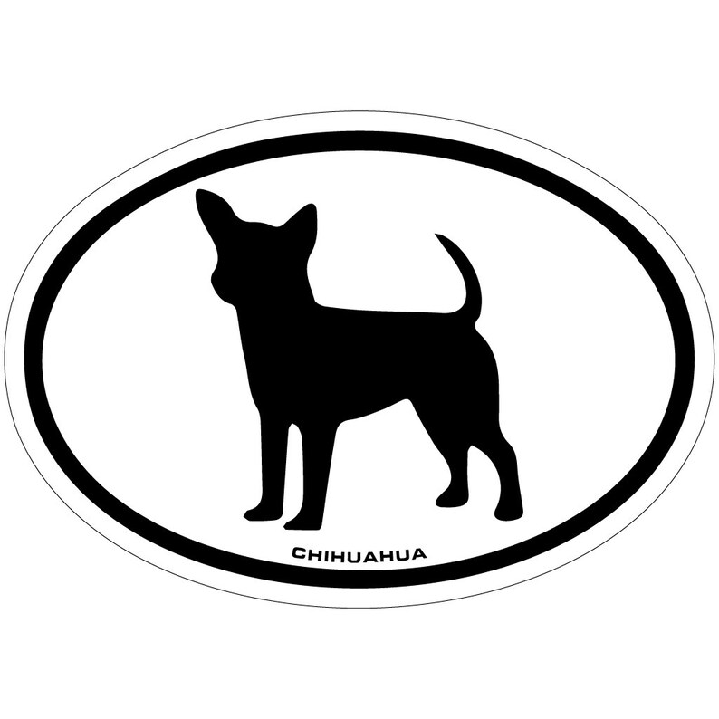 Chihuahuas Vinyl Decal Sticker - Etsy