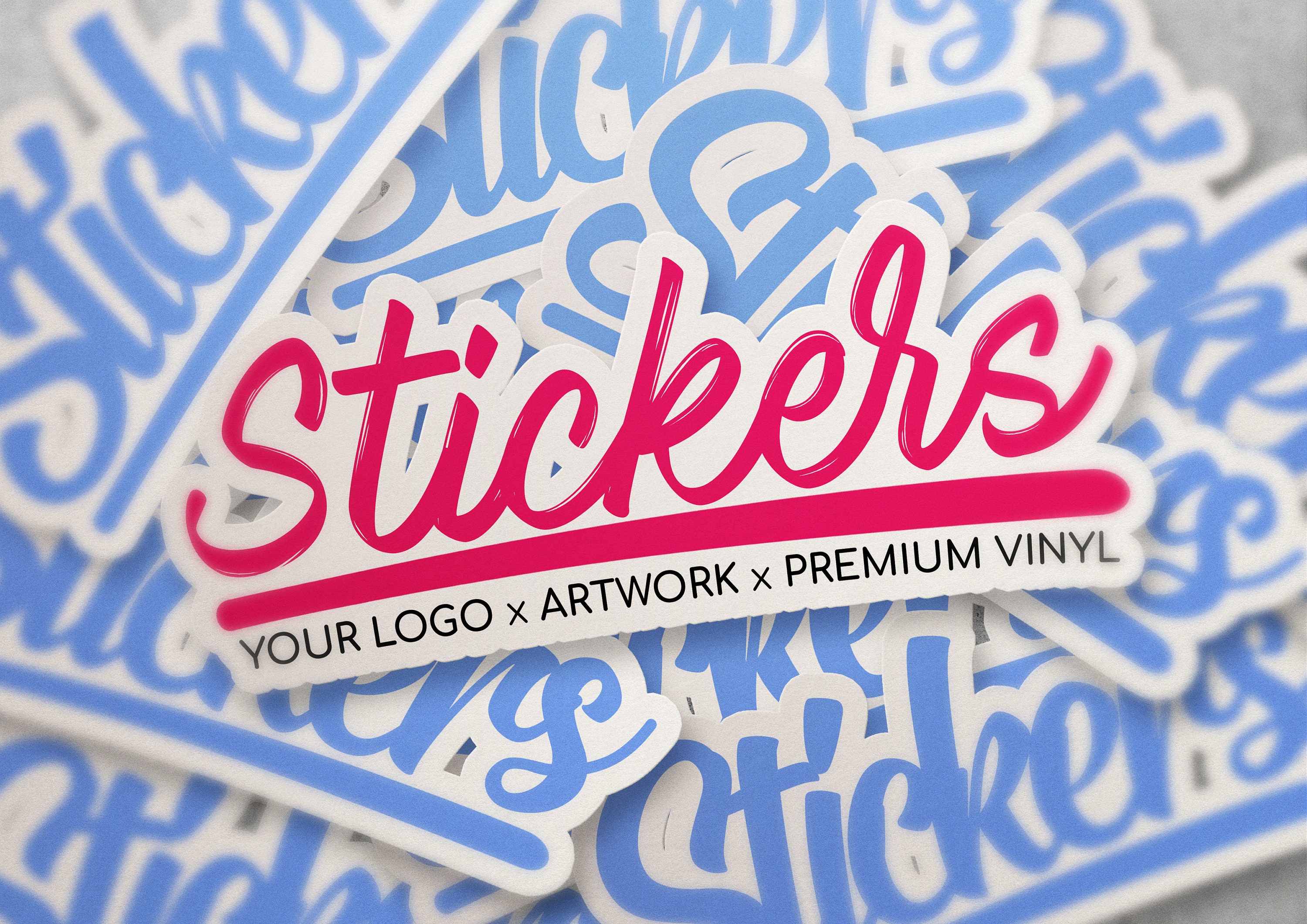 Custom Stickers Personalized Vinyl Stickers With Your Full Etsy