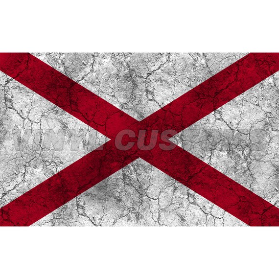 Alabama State Flag Decal Sticker