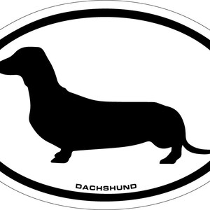 Dachshund Vinyl Decal Sticker