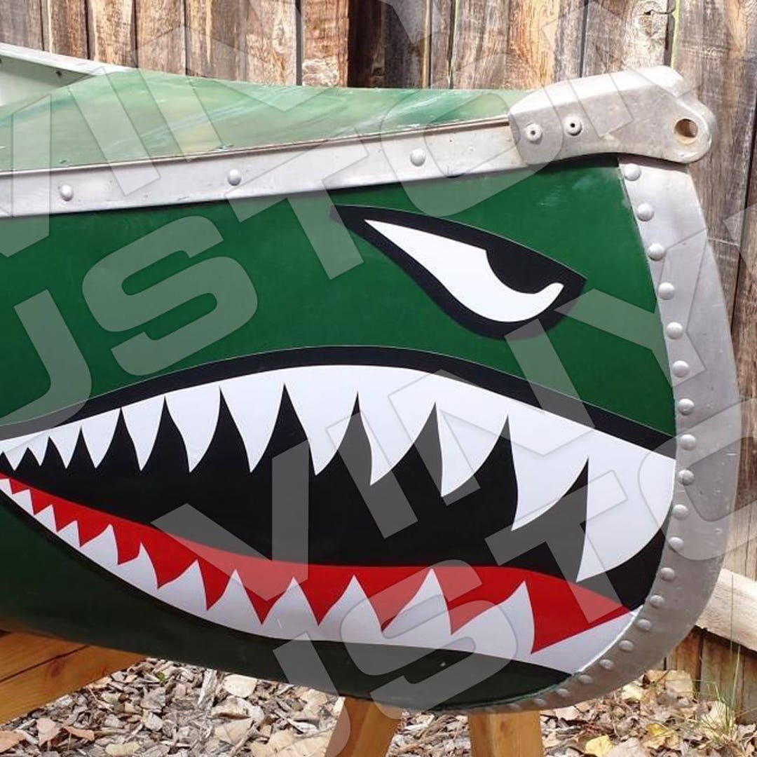 Flying Sticker Shark Teeth Decal - Etsy
