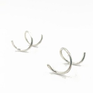 Rose Gold Hoop Earrings - 14k Rose Gold Earrings