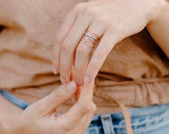 Knot Ring Rose Gold, Knot Ring, Knot Promise Ring, Gold Filled Ring, Gifts For Her, Love Knot Ring, Pinky Ring, Simple Ring, Minimalist Ring