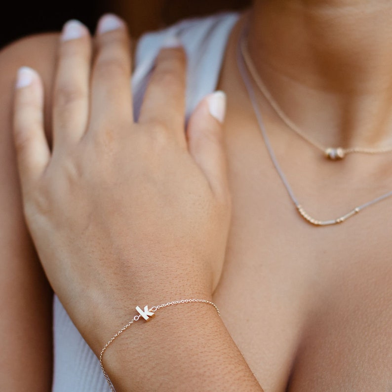 Super Dainty Initial Bracelet