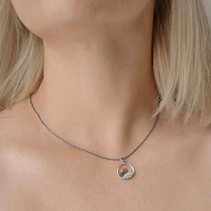 Mountain Pendant, Mountain Charm,14K Gold, Silver Mountain Necklace, Mountain Range Necklace, Nature Lovers, Forest Necklace, Best Gift,