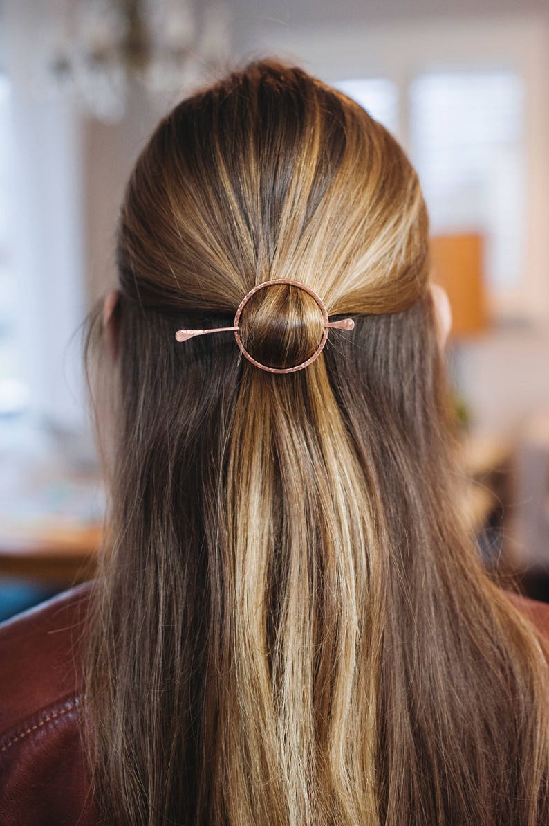 Hair Slide with Stick Brass Hair Accessory Etsy