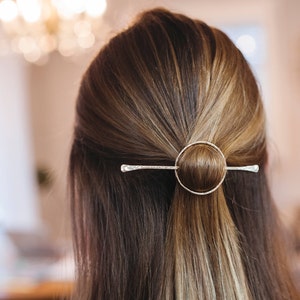 Minimalist Brass Hair Accessories