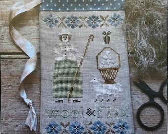 Pattern:  Cross Stitch "Wool & Flax" - Pineberry Lane