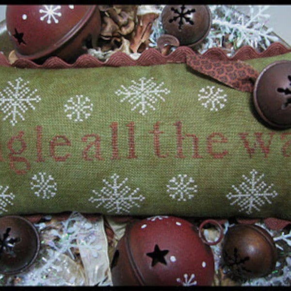 Pattern:  Cross Stitch "Jingle all the Way" by The Scarlett House