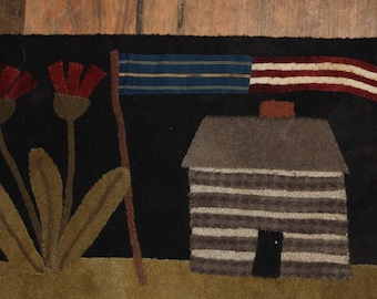 Pattern: The Homestead  wool appliqué runner by Maggie Bonanomi