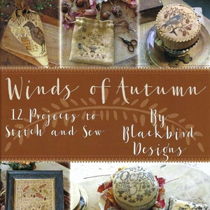 Folleto de patrones: &quot;Winds of Autumn&quot; de Blackbird Designs