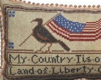 Pattern: My Country Cross Stitch- La D Da - Lori Markovic