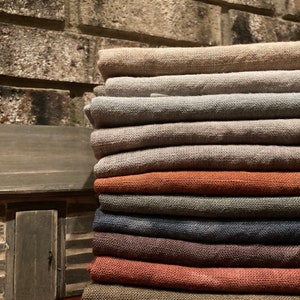 Craft Linen: Hand dyed rustic crafter’s linen - Various Colors