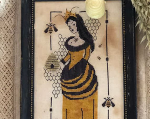 Pattern: Melissa Cross Stitch - by The Primitive Hare