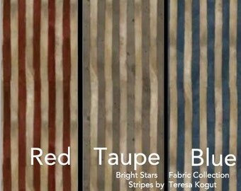 Fabric: "Stripes" Yardage New off the bolt (1 YD increments) Stripes from "Bright Stars' Teresa Kogut for Riley Blake Designs