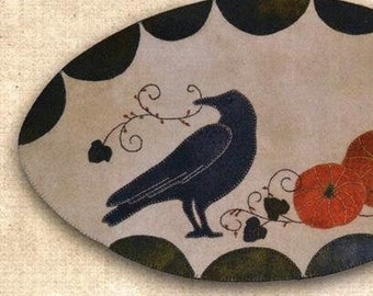 Crow Moon Applique Pattern