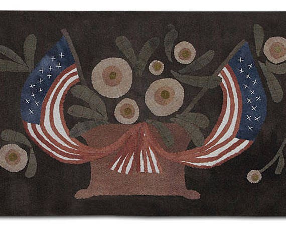Pattern: Glory Be! Wool Applique Wall Hanging