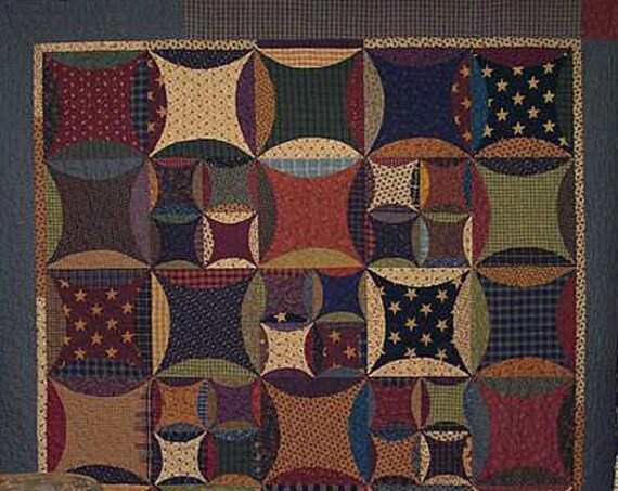 Kit & Pattern: Peter Paul and Aunt Mary Quilt Pattern by Primitive Pieces by Lynda