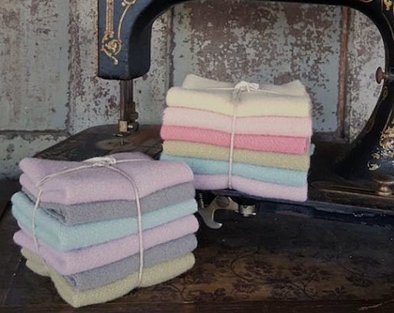 Wool Bundle: Pastel 6pc Mini Sampler- Bunny Hill Wools for Moda