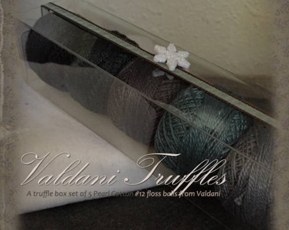 Valdani Thread: Gift Set/5 Perle Cotton Embroidery Thread Balls - "Winter Evening" Collection