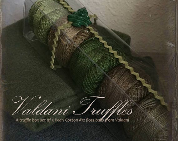Valdani Thread: Gift Set/5 Perle Cotton Embroidery Thread Balls - "Northwest Pines" Collection