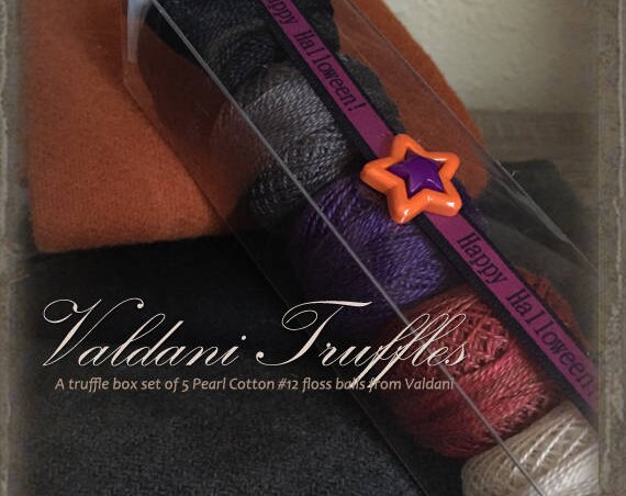 Valdani Thread: Gift Set/5 Perle Cotton Embroidery Thread Balls - "Halloween Treats" Collection