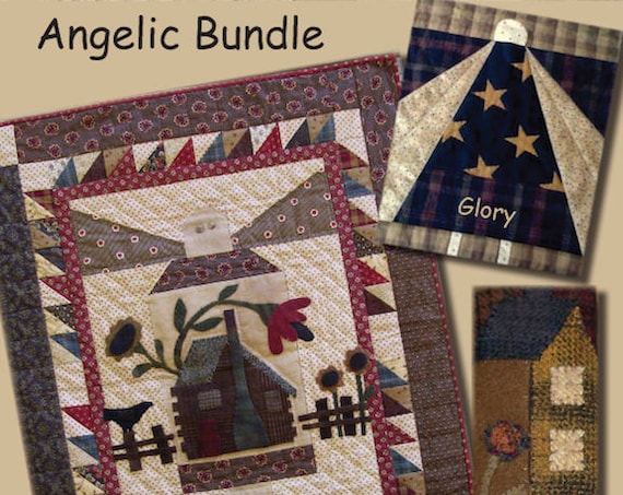 Pattern: Angelic Bundle Quilt Pattern by Primitive Pieces by Lynda