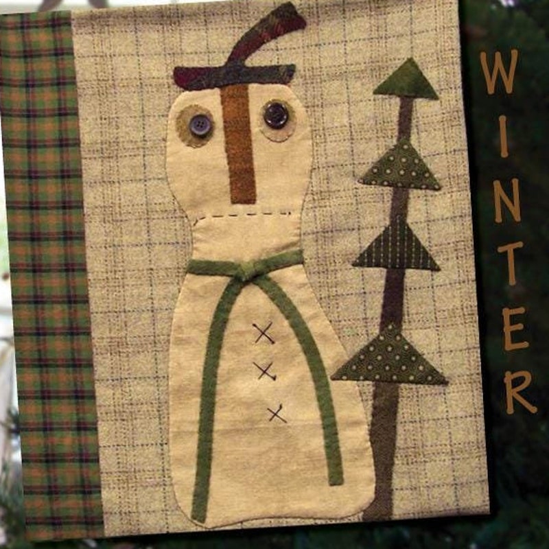 Primitive Wool Applique Patterns - Etsy