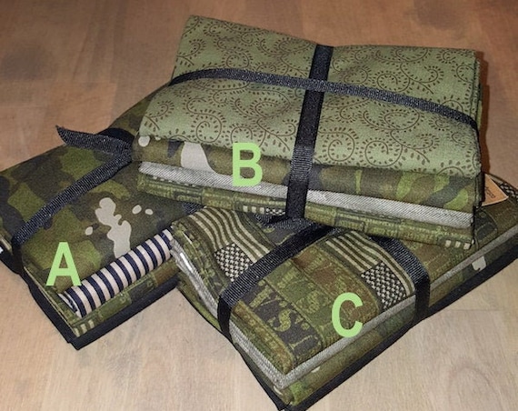 Fabric: Bundle HALF YARD 4pc Sampler- Armed Forces Collection