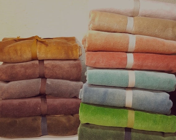 Velvet Fabric: FQ Hand Dyed Velvet - retired colors