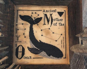 Pattern: Mother of the Ocean Cross Stitch - by The Primitive Hare