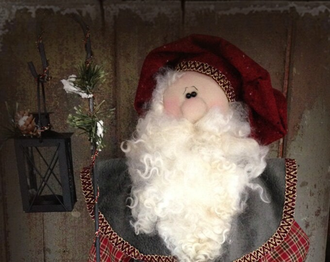 Pattern Klaus Santa Doll by Sparkles N Spirit Etsy