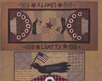 Pattern: Liberty Applique Table Runner Pattern by Timeless Traditions by Norma Whaley