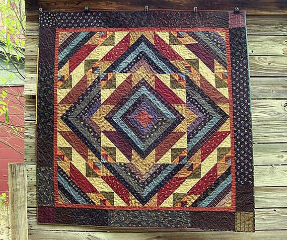 Pattern: Grampas Saw Mill Quilt Pattern by Primitive Pieces by Lynda