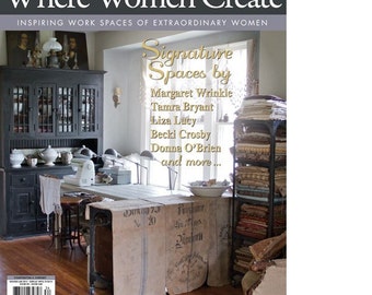 Magazine: Where Women Create Magazine from Stampington and Company Winter 2014