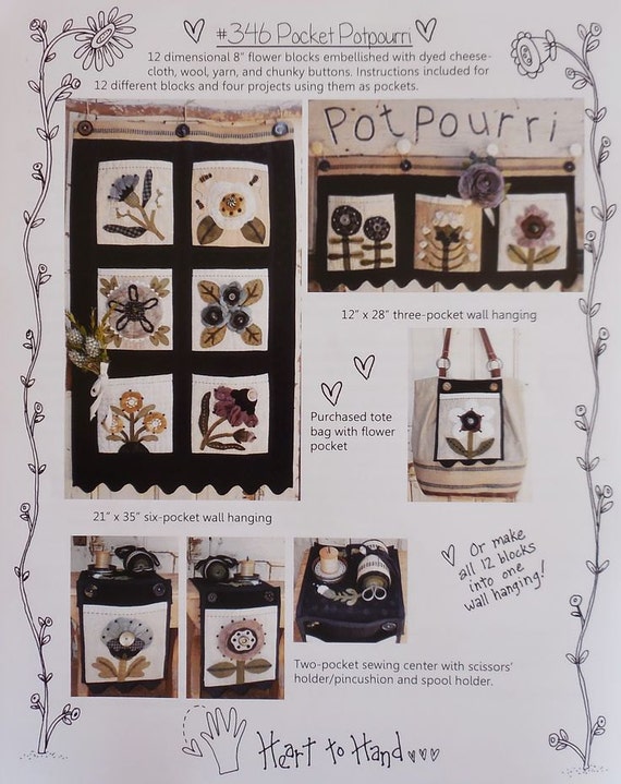 Pattern: Pocket Potpourri by Heart to Hand